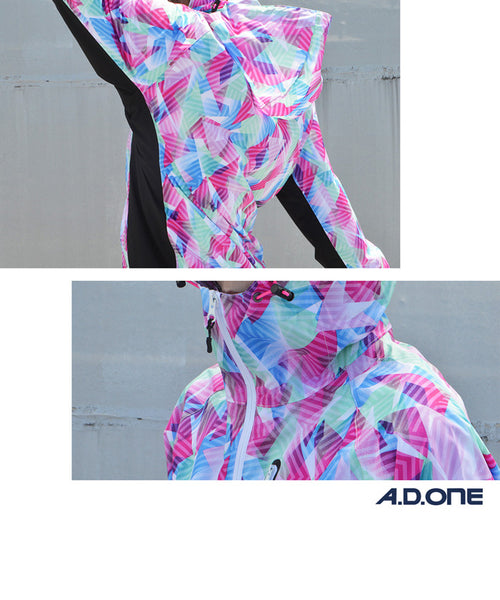 【全4色】レディース レイン ウェア 防水 スポーツ ジャージ 上下セット A.D.ONE ジャケット パンツ ストレッチ 軽量 耐水 ST-405L 長袖