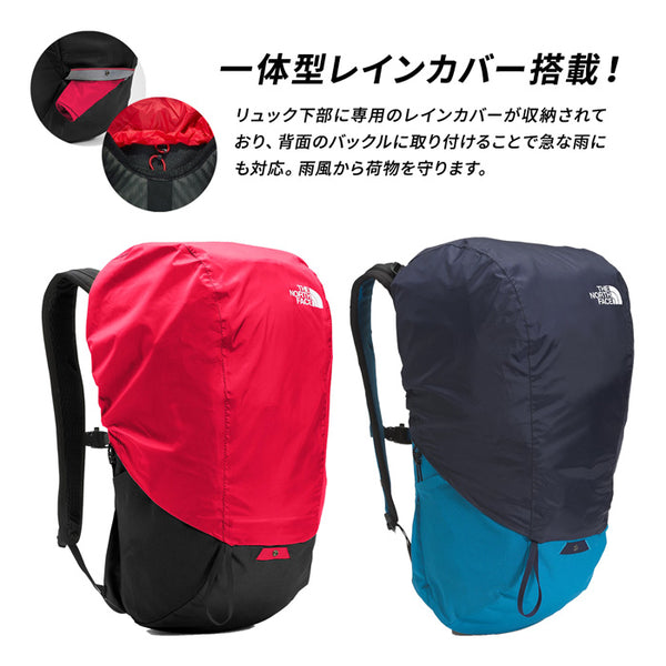 【全2色】ノースフェイス バッグ メンズ レディース 24L 撥水 レインカバー ベイスン ブラック  リュック NF0A52CY