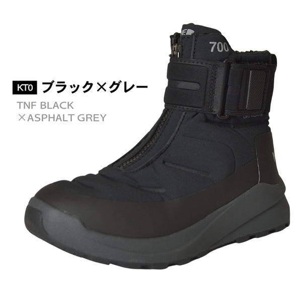 ノースフェイス メンズ 正規品 ヌプシ ストラップブーツ ブーツ ミドル ミディアム 冬キャンプ 撥水 防水 防寒 ファスナー ベルクロ 大きいサイズ ブラック NF0A5G2L