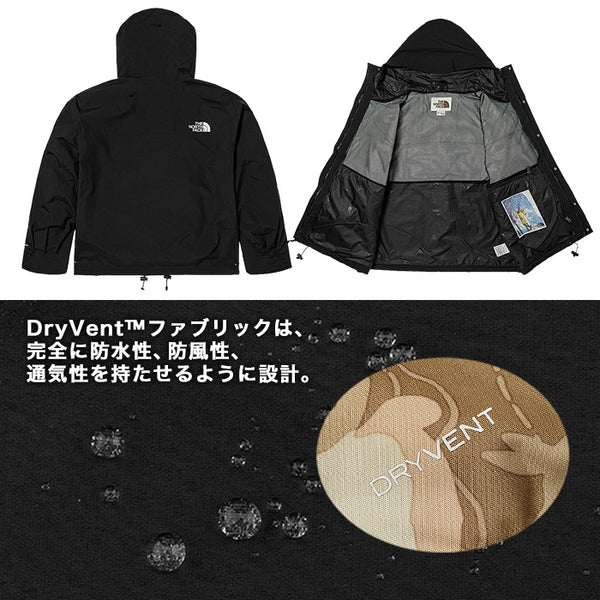 【日本未入荷カラー】ノースフェイス ロゴ ウサギ プリント 86 レトロマウンテンジャケット メンズ ゴープコア NF0A7UR9 耐水 アウター トップス アウトドア 軽量 ウインドブレーカー スポーツ スキー スノボ