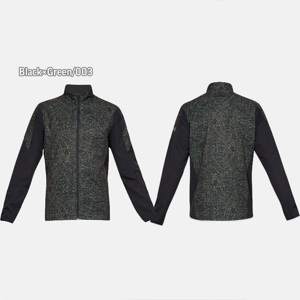 【全1色】アンダーアーマー メンズ ジャケット アウター 防寒 ランニング ウェア UNDER ARMOUR  STORM OUT&BACK PRT JACKET UA 1305200