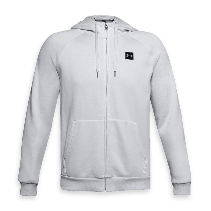 アンダーアーマー メンズ パーカー ハログレー UNDER ARMOUR RIVAL FLEECE FZ HOODIE UA 1320737-014 HALO GREY