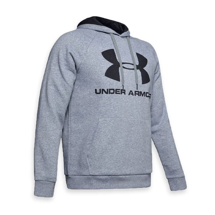 アンダーアーマー メンズ ライバルフリース スポーツスタイル フーディーロゴパーカー?スティールライトヘザー UNDER ARMOUR RIVAL FLEECE SPORTSTYLE LOGO HOODIE 1345628-035?Steel-LightHeather
