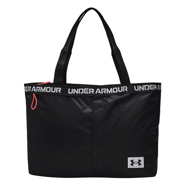 アンダーアーマー バッグ レディース トートバック 20L カジュアル ジム  大容量 撥水 軽量 A4対応 ブラック  ESSENTIALS TOTE 1361994
