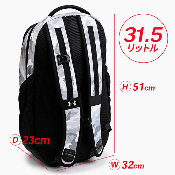 【全3色】アンダーアーマー バッグ メンズ レディース ハッスル プロ バックパック 31.5L スポーツバッグ 1367060 男女兼用 ジム 撥水