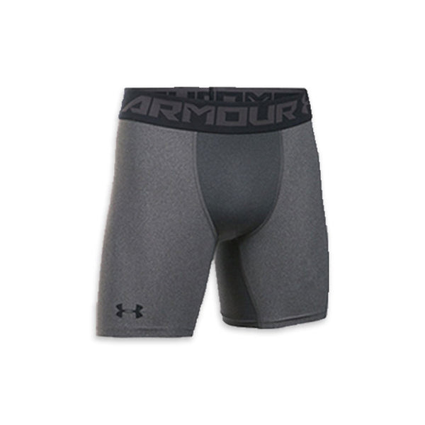 アンダーアーマー コンプレッション メンズショートパンツ カーボンヘザー UNDER ARMOUR MENS HEATGEAR ARMOUR 2.0 COMP SHORT 1289566 CarbonHeather