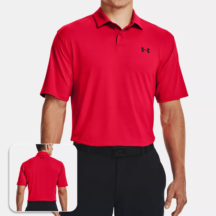 【全4色】アンダーアーマー ポロシャツ メンズ 半袖 衿付き シャツ ゴルフ ウェア  ティートゥーグリーン ブラック ホワイト ネイビー レッド UNDER ARMOUR T2G Polo 1368122