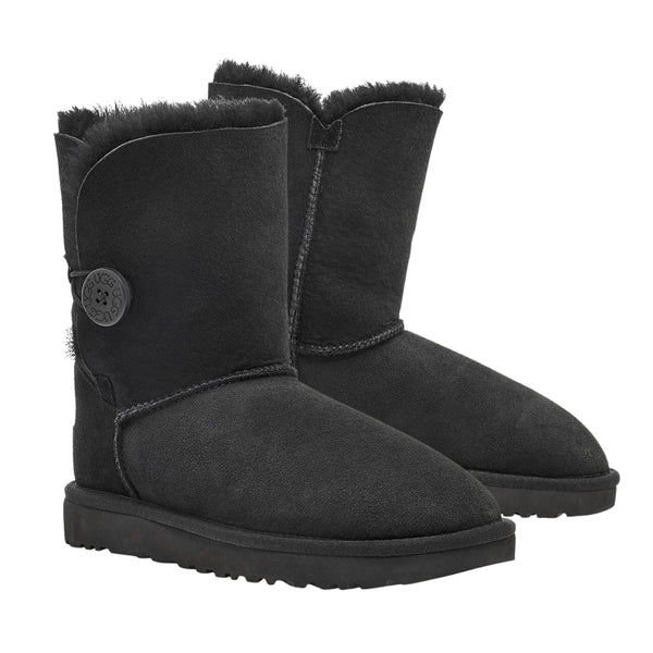 【全3色】UGG ブーツ レディース ブランド アグ ベイリーボタン2 1016226 靴 カウスエード 撥水 軽量 裏ボア ボタン ホック シンプル 旅行