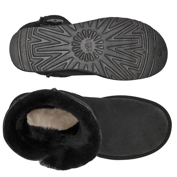 【全3色】UGG ブーツ レディース ブランド アグ ベイリーボタン2 1016226 靴 カウスエード 撥水 軽量 裏ボア ボタン ホック シンプル 旅行