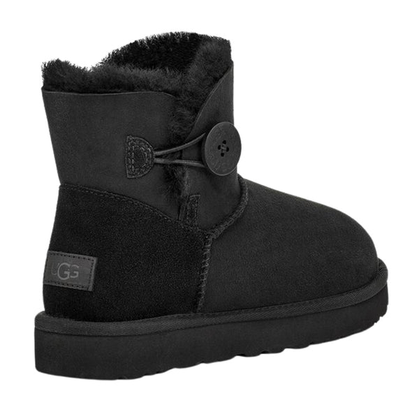【全3色】UGG ブーツ レディース ブランド アグ ミニベイリーボタン2 スエード 撥水 軽量 裏ボア ボタン ホック シンプル 旅行 チェスナット