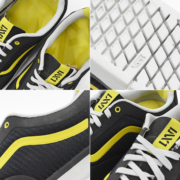 VANS M GRAPH VQFRHLM BLACKxYELLOWバンズ メンズ グラフ スニーカー ブラック×イエロー
