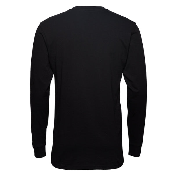 【全2色】バンズ トップス メンズ ロングスリーブ ロンT ロングTシャツ 紳士 男性用 コットン100％ 綿 リブ袖 クルーネック スケボー トレーニング 長袖 ストリート カジュアル VANS ブラック ホワイト