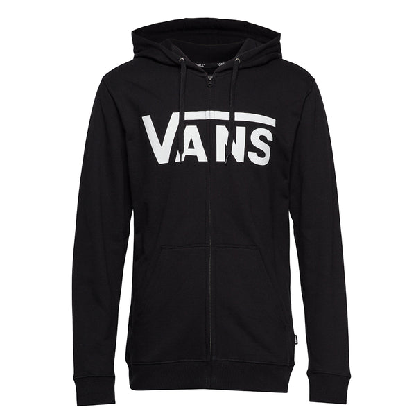 VANS バンズ トップス メンズ クラシック ジップ フーディー2 スウェットパーカ ジップフーディー ジップアップ ファッション リブ袖 紐 ドローコード 服 裏起毛 キャンプ ファッション ストリート ブラック